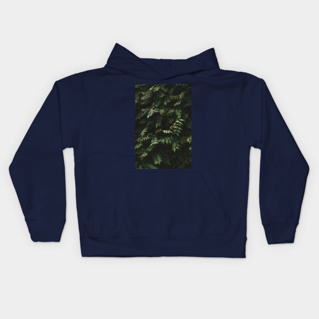 Foliage Kids Hoodie by Melodramalex